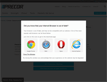 Tablet Screenshot of precor.pereless.com